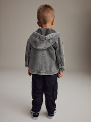 Grey 100% Cotton Denim Shacket (3mths-7yrs) - Image 3 of 9