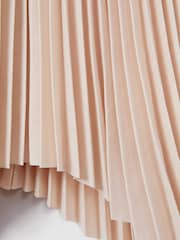 Reiss Pink Azalea 4-9 yrs Pleated Asymmetric Skirt - Image 4 of 4
