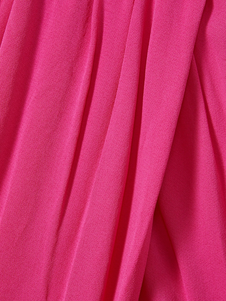 Reiss Elliana Midikleid mit drapierter Vorderseite - Bild 6 von 6 Reiss Elliana Midikleid mit drapierter Vorderseite - Bild 6 von 6