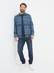 FatFace Dark Vintage Blue Slim Fit Jeans - Image 1 of 7