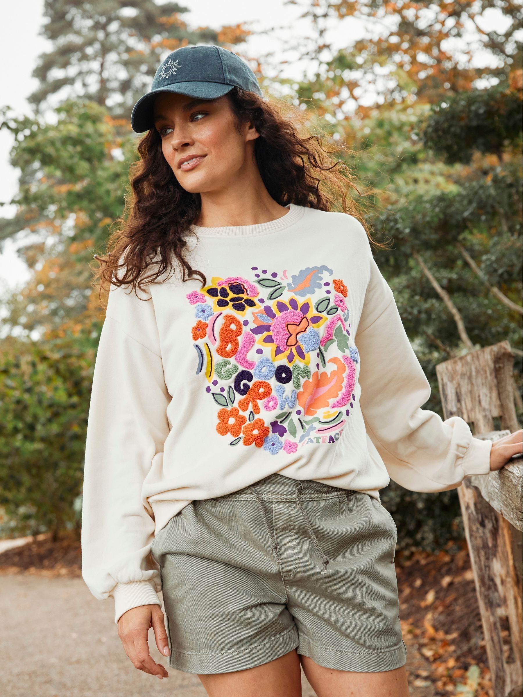 Comprar FatFace Art Floral Crew Sweatshirt from Next Spain