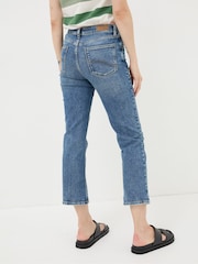 FatFace Capri Blue Sway Cropped Jeans - Image 2 of 5