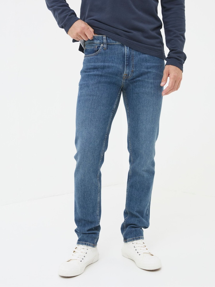 FatFace Indigo Blue Slim Fit Jeans - Image 1 of 6