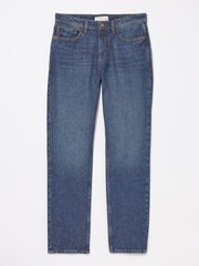 FatFace Blue Straight Fit Recycled Jeans - Image 6 of 6