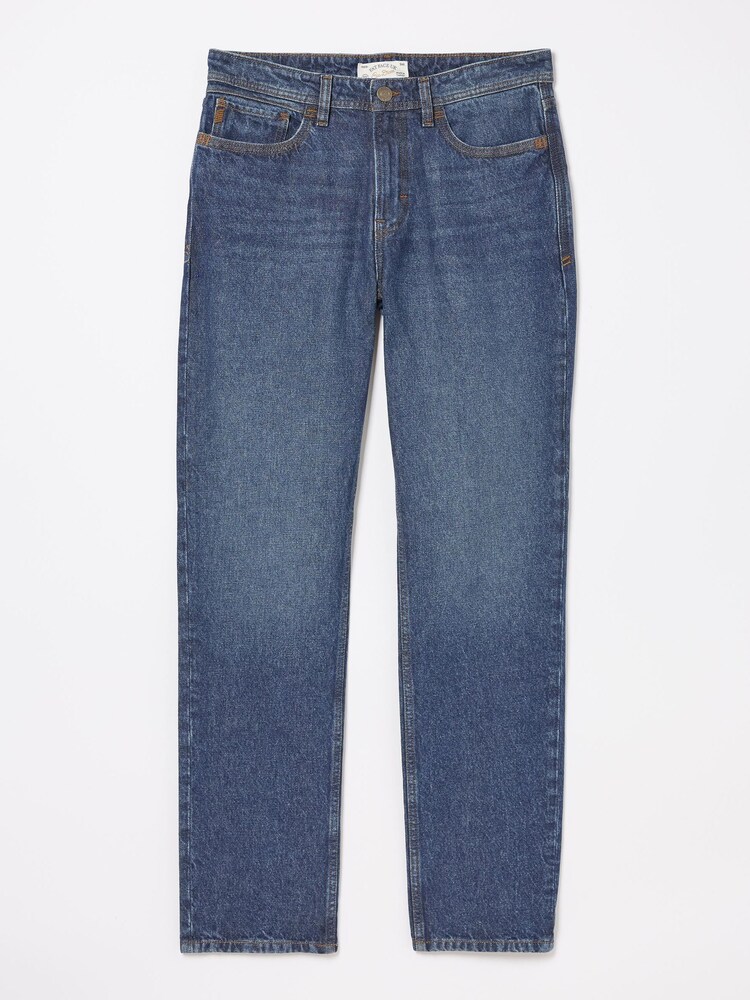 FatFace Blue Straight Fit Recycled Jeans - Image 6 of 6