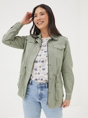 FatFace Lowen Green Field Jacket - Image 1 of 5