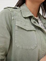 FatFace Lowen Green Field Jacket - Image 3 of 5