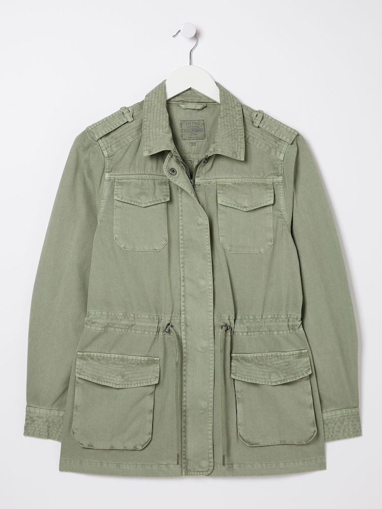 FatFace Lowen Green Field Jacket - Image 5 of 5