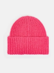 Joules Caversham Bright Pink Beanie Hat - Image 4 of 5