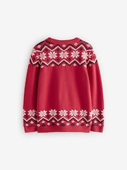 Reindeer 100% Cotton Christmas Jumper (3-16yrs) - Image 4 of 5