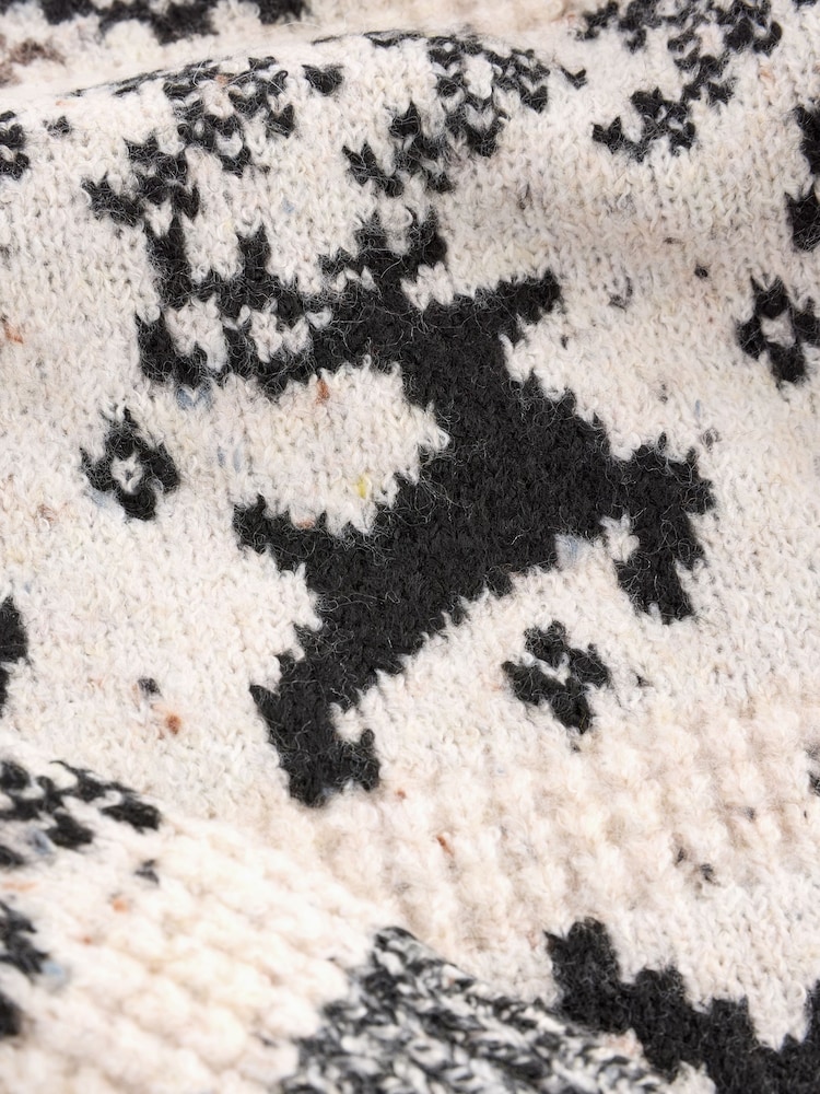 Black/White Matching Family Boys Christmas Fairisle Pattern Stag Jumper (3mths-16yrs) - Image 7 of 7