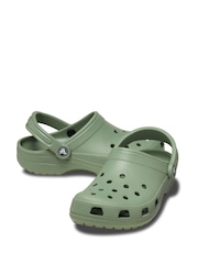 Crocs Light Green Adults Classic Clogs - Image 3 of 6