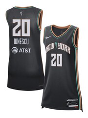 Fanatics Black NBA New York Liberty Dri-FIT WNBA Victory Jersey Womens - Image 1 of 3