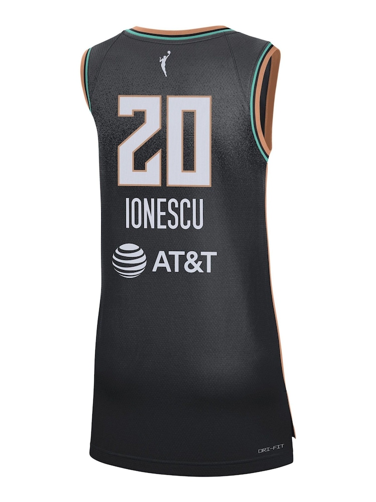 Fanatics Black NBA New York Liberty Dri-FIT WNBA Victory Jersey Womens - Image 3 of 3