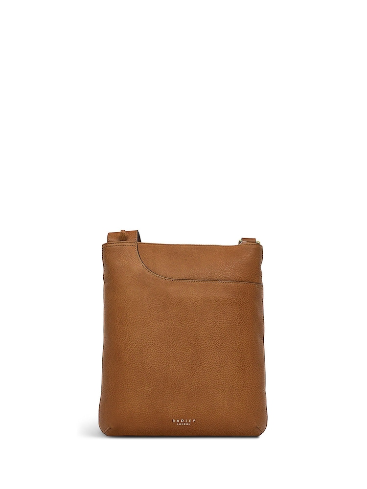 Radley London Pockets Icon Medium Brown Zip-Top Cross Body Bag - Image 3 of 6