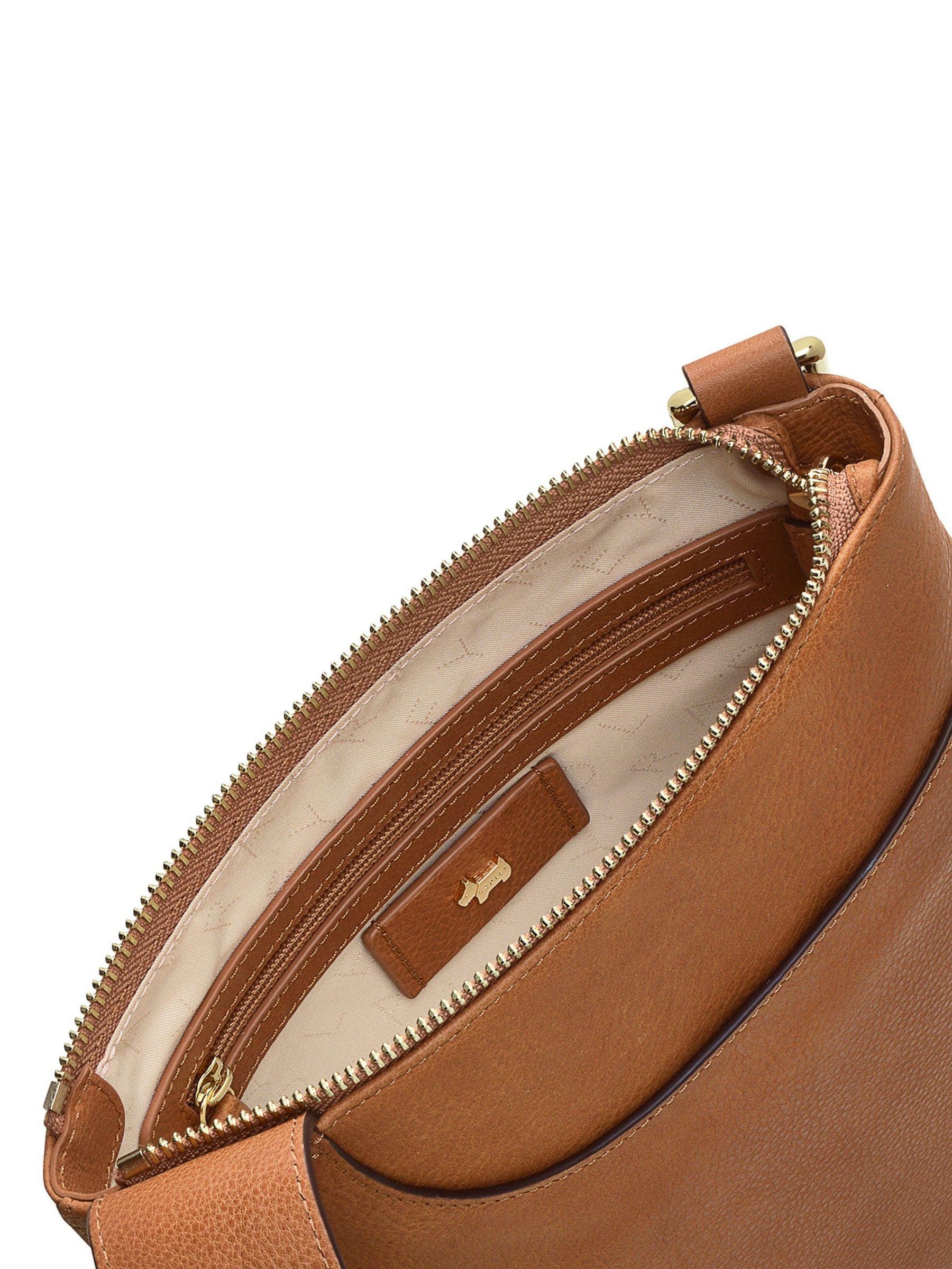 Buy Radley London Pockets Icon Medium Brown Zip Top Cross Body Bag from Next Luxembourg