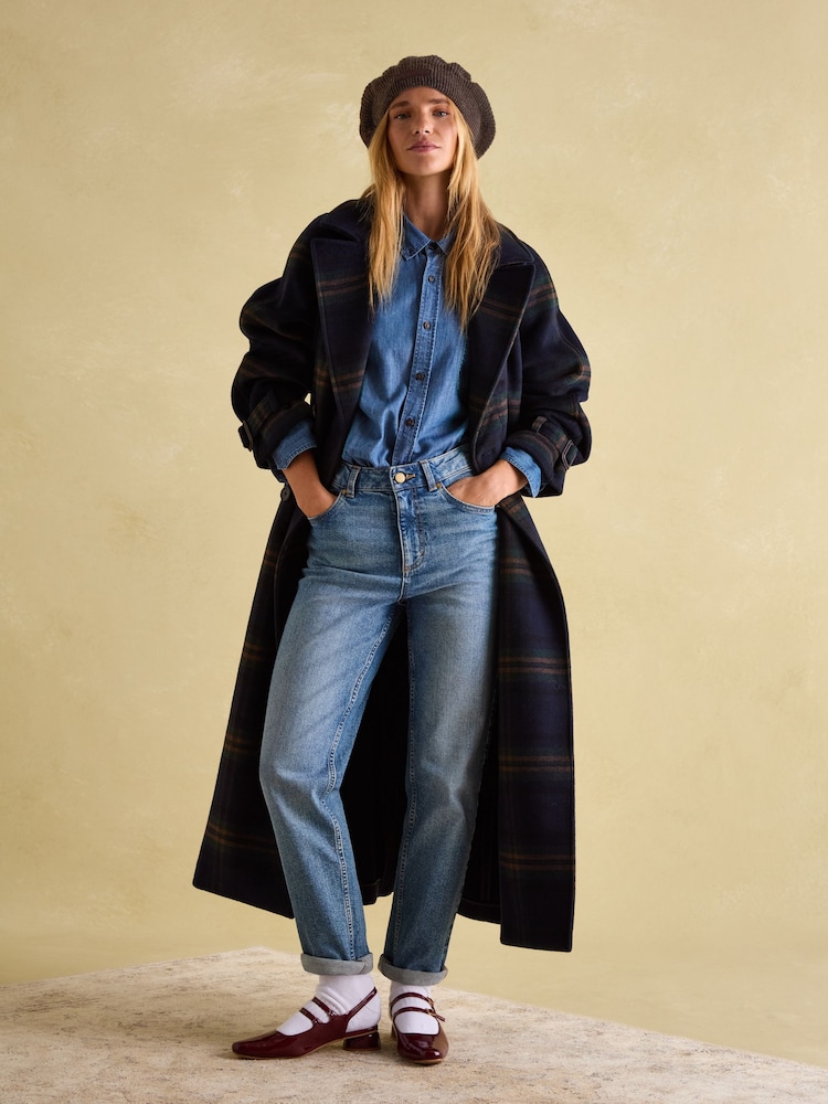 Joules Joelle Brown Knitted Beret - Image 2 of 5