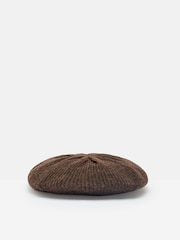 Joules Joelle Brown Knitted Beret - Image 4 of 5