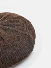 Joules Joelle Brown Knitted Beret - Image 5 of 5