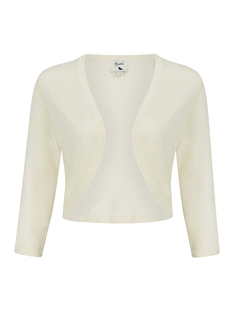 Yumi White Knitted Bolero - Image 5 of 5