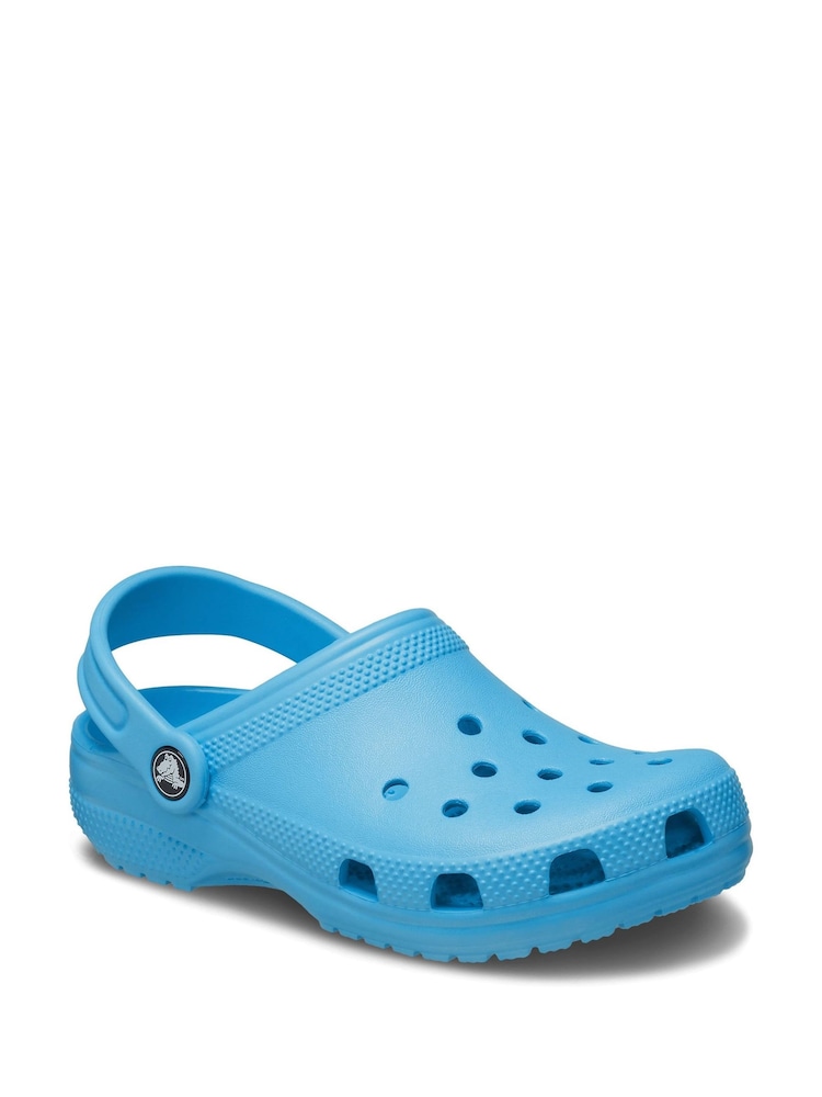 Crocs Blue Toddler Classic Clogs - Image 2 of 5 Crocs Blue Toddler Classic Clogs - Image 2 of 5