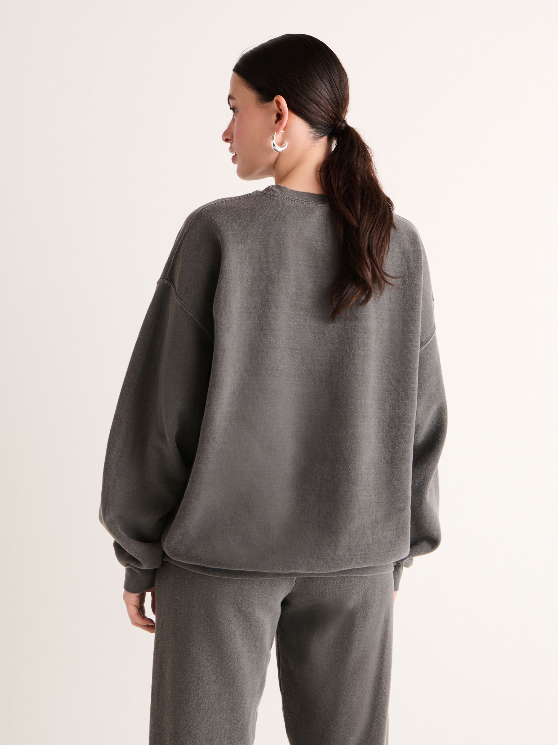 トップスその他 PARTIMENTO VTG Washed Number Rugby Sweatshirt Charcoal DP-24 PARTIMENTO