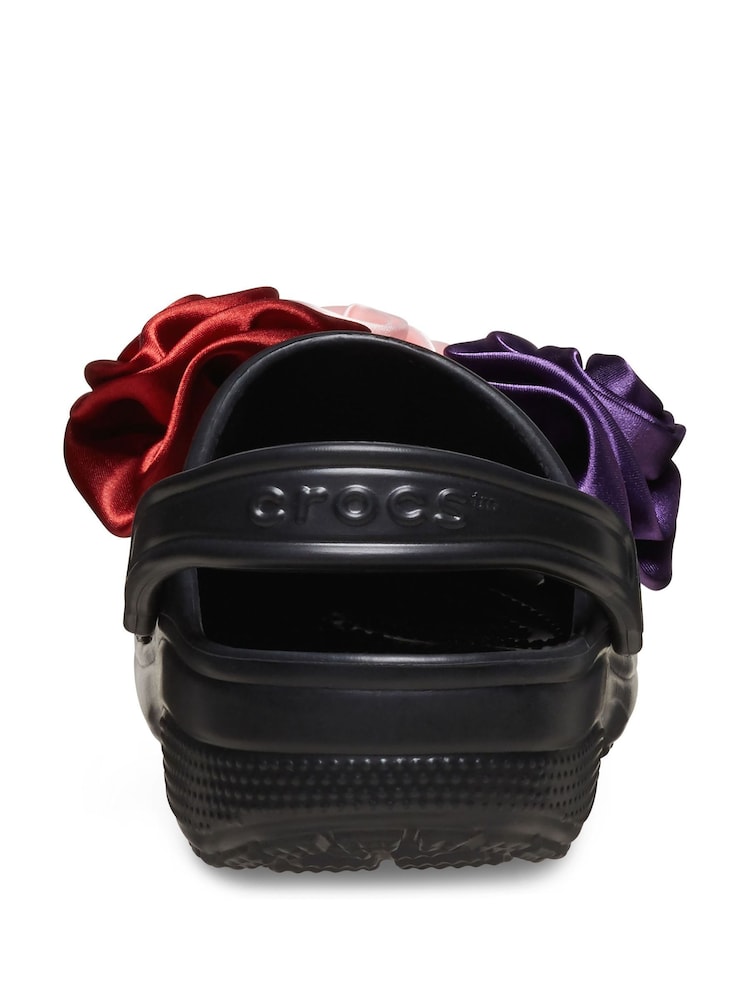 Crocs Black Rosette Clogs - Image 2 of 7