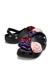 Crocs Black Rosette Clogs - Image 3 of 7