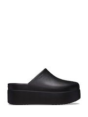 Crocs Black Classic Dylan Platform Clogs - Image 8 of 11