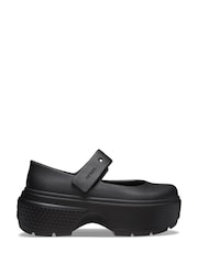 Crocs Black Stomp Mary Jane Shoes - Image 1 of 7