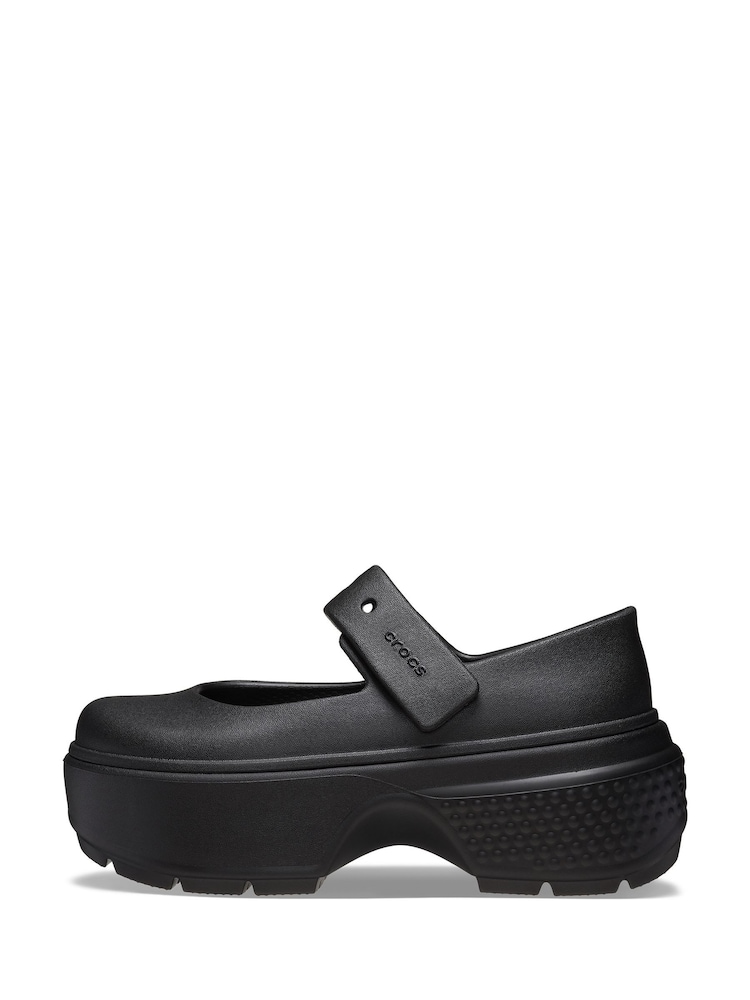 Crocs Black Stomp Mary Jane Shoes - Image 5 of 7