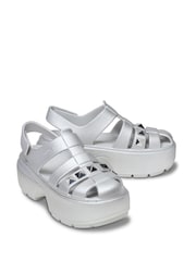 Crocs Silver Stomp Fisherman Sandals - Image 5 of 7