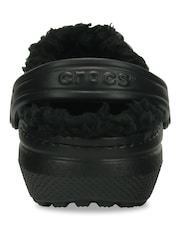 Crocs Black Fluffy Kids Lined Clogs - Image 2 of 7