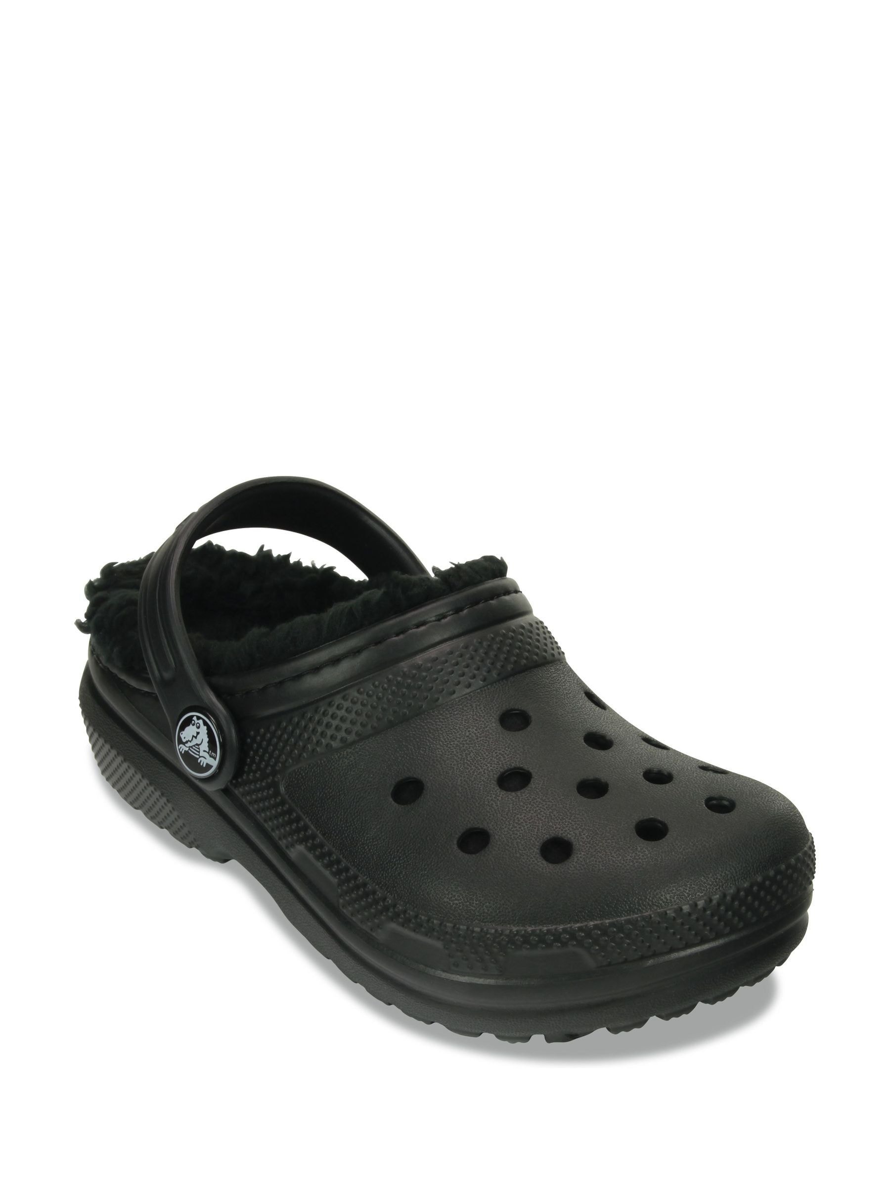 高評価アイテム Buy Crocs Black Fluffy Kids Lined Clogs from Next USA 靴