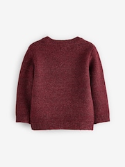 Red Dog Christmas Crew Neck Jumper (3mths-7yrs) - Image 6 of 8