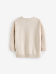 Neutral Characters Christmas Crew Neck Jumper (3mths-7yrs) - Image 6 of 9