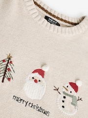 Neutral Characters Christmas Crew Neck Jumper (3mths-7yrs) - Image 7 of 9