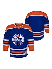 Fanatics Blue NHL Edmonton Oilers Replica Home Jersey Kids - Image 1 of 3