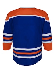 Fanatics Blue NHL Edmonton Oilers Replica Home Jersey Kids - Image 3 of 3