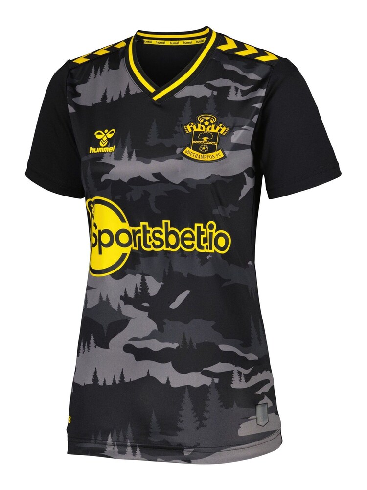 Fanatics Southampton Third Black Shirt 2023-24 Womens - Image 2 of 3