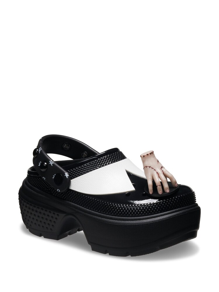 Buy Crocs Black Wednesday Stomp Clogs from Next Denmark