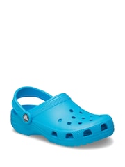 Crocs Blue Classic Kids Unisex Clogs - Image 2 of 6