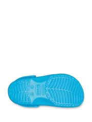 Crocs Blue Classic Kids Unisex Clogs - Image 6 of 6