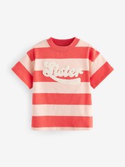 Red Stripe Sister 100% Cotton Short Sleeve T-Shirt (3mths-7yrs) - Image 1 of 3