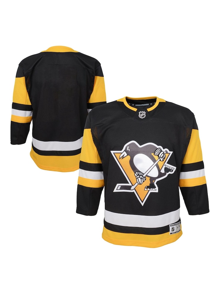Fanatics NHL Pittsburgh Penguins Replica Home Black Jersey Kids - Image 1 of 3