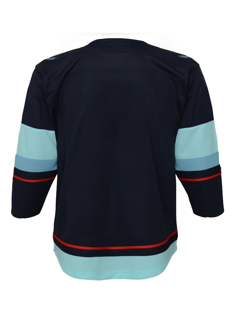 Fanatics Blue NHL Seattle Kraken Replica Home Jersey Kids - Image 3 of 3