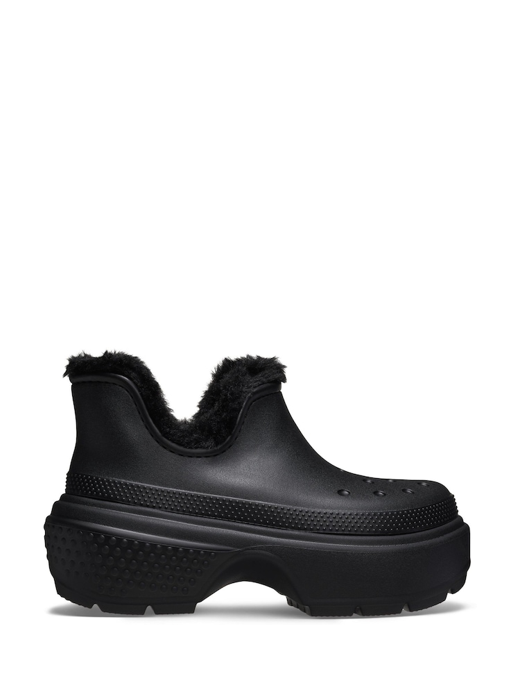 Crocs Black Stomp Shorty Boots - Image 1 of 7
