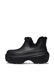 Crocs Black Stomp Shorty Boots - Image 2 of 7