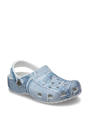 Crocs Denim Adults Classic Clogs - Image 3 of 7