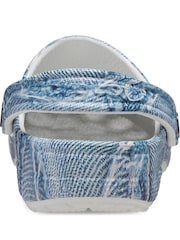 Crocs Denim Adults Classic Clogs - Image 6 of 7